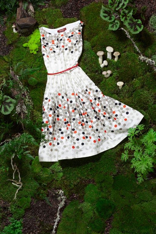 MAX MARA STUDIO belted polka dot dress, $575.